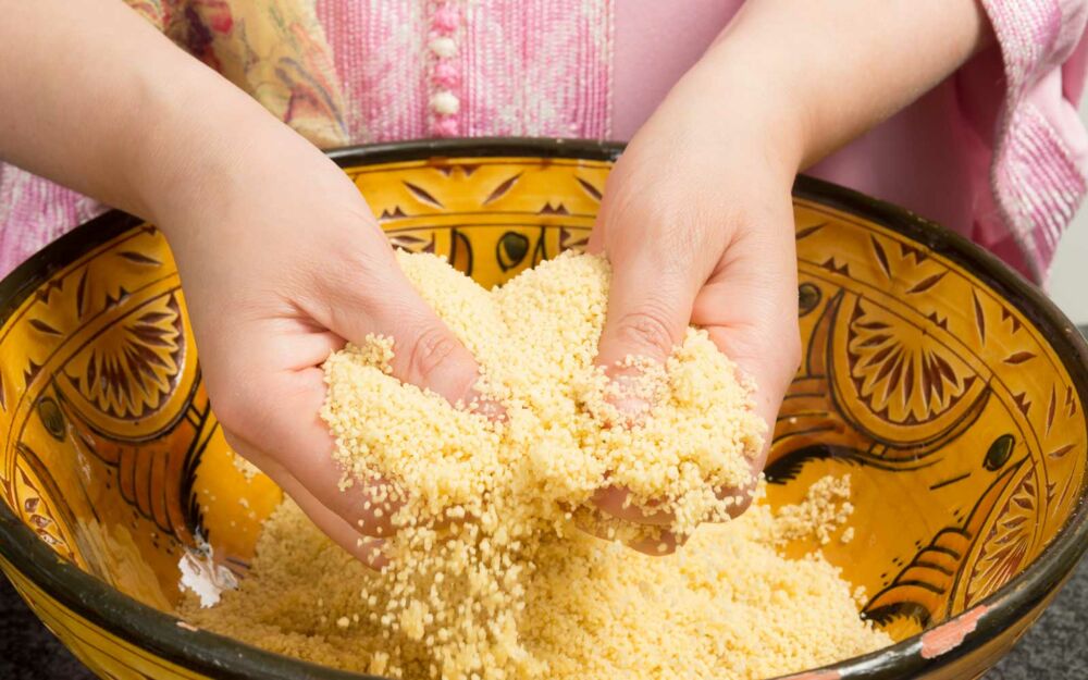 Gefüllte Ofenzwiebel mit Couscous
